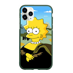 Чехол iPhone 11 Pro матовый Mona Liza