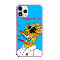 Чехол iPhone 11 Pro матовый Trasher Homer