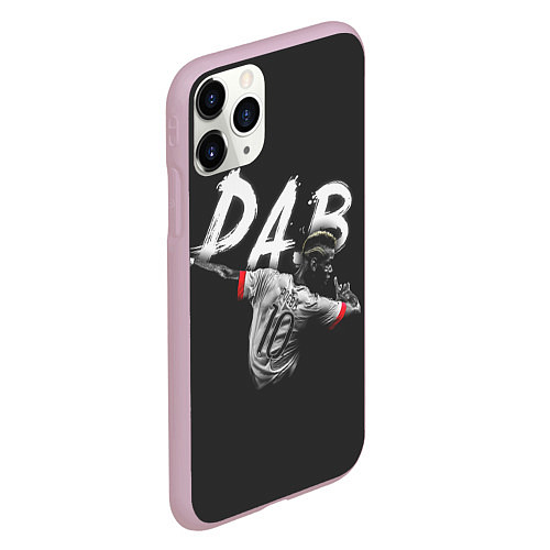 Чехол iPhone 11 Pro матовый Paul Pogba: Dab / 3D-Розовый – фото 2