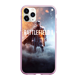 Чехол iPhone 11 Pro матовый Battlefield One, цвет: 3D-розовый