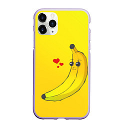 Чехол iPhone 11 Pro матовый Just Banana (Yellow)