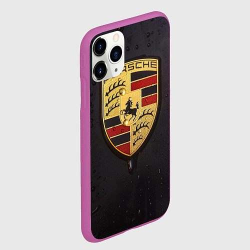 Чехол iPhone 11 Pro матовый Water / 3D-Фиолетовый – фото 2