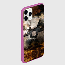 Чехол iPhone 11 Pro матовый STALKER: Nuclear, цвет: 3D-фиолетовый — фото 2