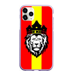 Чехол iPhone 11 Pro матовый One Lion King, цвет: 3D-светло-сиреневый