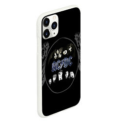 Чехол iPhone 11 Pro матовый Группа ACDC, цвет: 3D-белый — фото 2