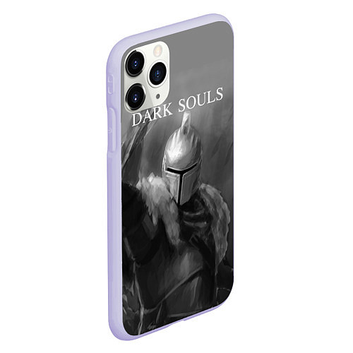 Чехол iPhone 11 Pro матовый Dark Souls / 3D-Светло-сиреневый – фото 2