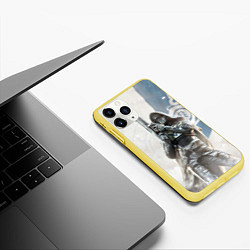 Чехол iPhone 11 Pro матовый Destiny: Blue, цвет: 3D-желтый — фото 2