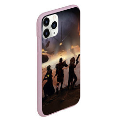 Чехол iPhone 11 Pro матовый Three, цвет: 3D-розовый — фото 2