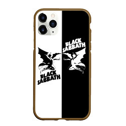 Чехол iPhone 11 Pro матовый Black Sabbath, цвет: 3D-коричневый