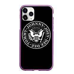 Чехол iPhone 11 Pro матовый The Ramones