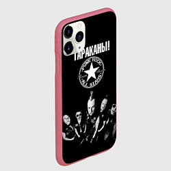 Чехол iPhone 11 Pro матовый Тараканы, цвет: 3D-малиновый — фото 2