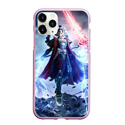 Чехол iPhone 11 Pro матовый Warhammer / вархаммер, цвет: 3D-розовый