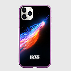 Чехол iPhone 11 Pro матовый Rocket League, цвет: 3D-фиолетовый
