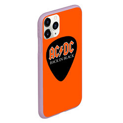 Чехол iPhone 11 Pro матовый ACDC, цвет: 3D-сиреневый — фото 2