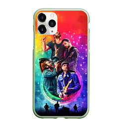 Чехол iPhone 11 Pro матовый Coldplay Stories, цвет: 3D-салатовый