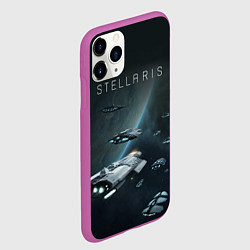 Чехол iPhone 11 Pro матовый Stellaris, цвет: 3D-фиолетовый — фото 2