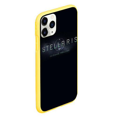 Чехол iPhone 11 Pro матовый Stellaris / 3D-Желтый – фото 2