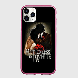 Чехол iPhone 11 Pro матовый Motionless in White: Love, цвет: 3D-малиновый