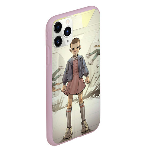 Чехол iPhone 11 Pro матовый Girl-boy / 3D-Розовый – фото 2