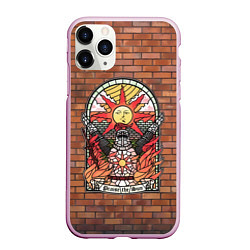 Чехол iPhone 11 Pro матовый Praise the Sun, цвет: 3D-розовый