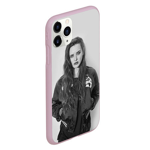 Чехол iPhone 11 Pro матовый Katherine Mono / 3D-Розовый – фото 2