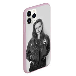 Чехол iPhone 11 Pro матовый Katherine Mono, цвет: 3D-розовый — фото 2