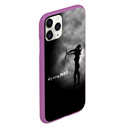 Чехол iPhone 11 Pro матовый Depeche Mode, цвет: 3D-фиолетовый — фото 2