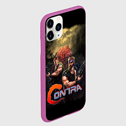 Чехол iPhone 11 Pro матовый CONTRA, цвет: 3D-фиолетовый — фото 2