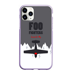 Чехол iPhone 11 Pro матовый Foo Fighters: Learn to fly, цвет: 3D-светло-сиреневый