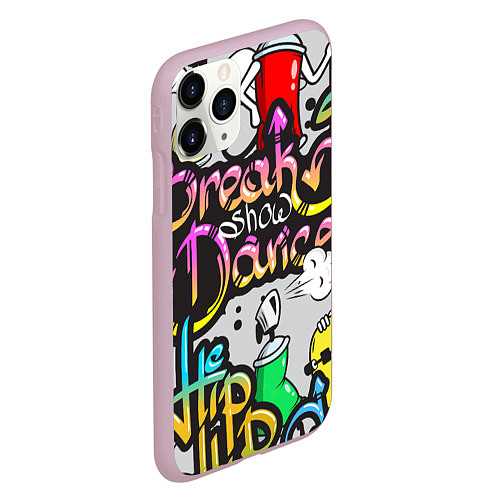 Чехол iPhone 11 Pro матовый Break Show Dance / 3D-Розовый – фото 2