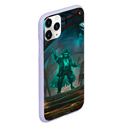 Чехол iPhone 11 Pro матовый Sea of thieves, цвет: 3D-светло-сиреневый — фото 2