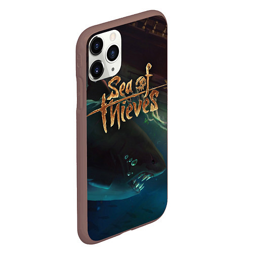 Чехол iPhone 11 Pro матовый Sea of thieves / 3D-Коричневый – фото 2