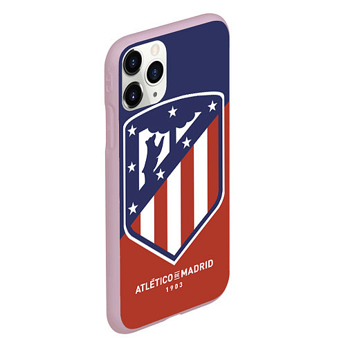 Чехол iPhone 11 Pro матовый Atletico Madrid FC 1903 / 3D-Розовый – фото 2