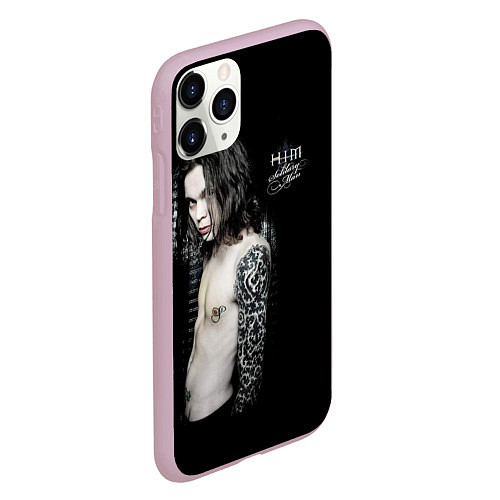Чехол iPhone 11 Pro матовый HIM: Soliday man / 3D-Розовый – фото 2