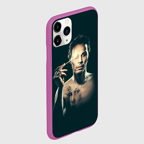 Чехол iPhone 11 Pro матовый HIM / 3D-Фиолетовый – фото 2