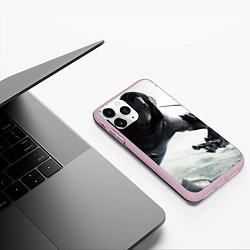 Чехол iPhone 11 Pro матовый Darksiders, цвет: 3D-розовый — фото 2