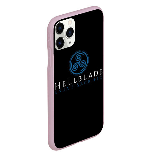 Чехол iPhone 11 Pro матовый HellBlade / 3D-Розовый – фото 2