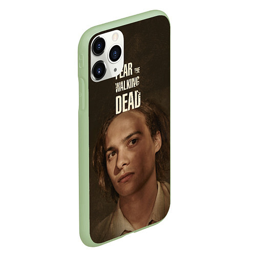 Чехол iPhone 11 Pro матовый FtWD: Nick Clark / 3D-Салатовый – фото 2