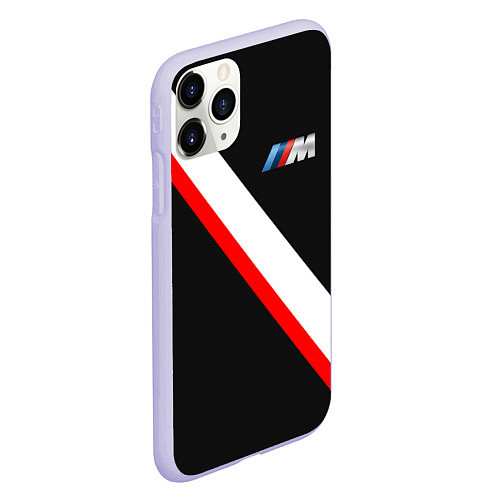 Чехол iPhone 11 Pro матовый Бмв Bmw 2018 Line Collection / 3D-Светло-сиреневый – фото 2