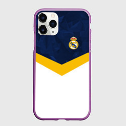 Чехол iPhone 11 Pro матовый Real Madrid FC: Sport, цвет: 3D-фиолетовый