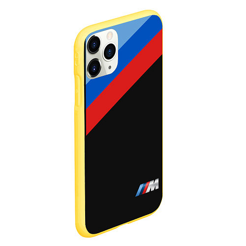 Чехол iPhone 11 Pro матовый Бмв Bmw 2018 Brand Colors / 3D-Желтый – фото 2