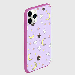 Чехол iPhone 11 Pro матовый Сейлор Мур, цвет: 3D-фиолетовый — фото 2