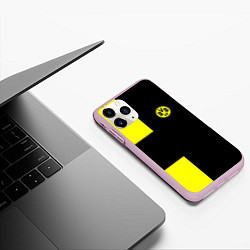 Чехол iPhone 11 Pro матовый BVB FC: Black style, цвет: 3D-розовый — фото 2