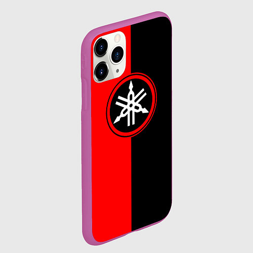 Чехол iPhone 11 Pro матовый Yamaha / 3D-Фиолетовый – фото 2