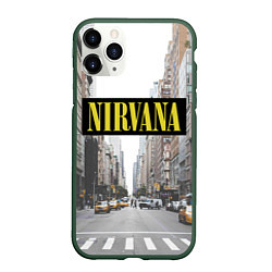 Чехол iPhone 11 Pro матовый Nirvana City