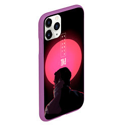 Чехол iPhone 11 Pro матовый Blade Runner: Acid sun, цвет: 3D-фиолетовый — фото 2