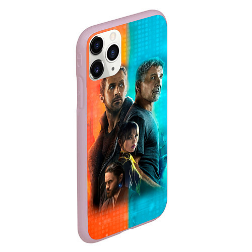 Чехол iPhone 11 Pro матовый Blade Runner Heroes / 3D-Розовый – фото 2