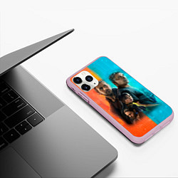 Чехол iPhone 11 Pro матовый Blade Runner Heroes, цвет: 3D-розовый — фото 2