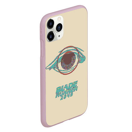 Чехол iPhone 11 Pro матовый Blade Runner 2049: Eyes / 3D-Розовый – фото 2