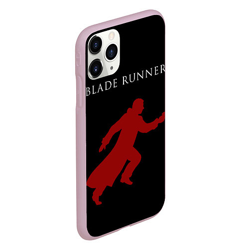 Чехол iPhone 11 Pro матовый Blade Runner / 3D-Розовый – фото 2